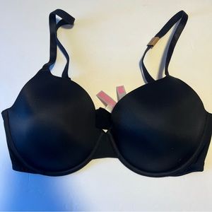 PINK Black Lightly Lined t-shirt bra Black